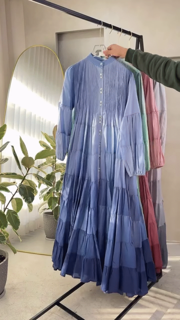 Flow Into Color: The Ultimate Pleated Maxi Dress Collection for Effortless Elegance 🌈 - Image 5