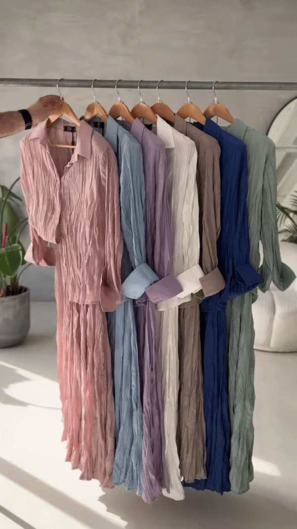 Crinkle Cotton Shirt Dresses – Airy. Elegant. Effortless. - Image 7