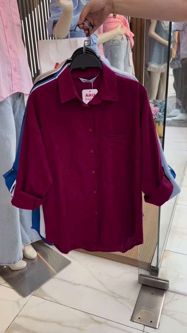 Lightweight Button-Up Shirt (Multiple Colors) - Image 3
